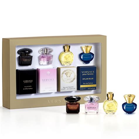 versace gift sets for women|versace women's miniatures.